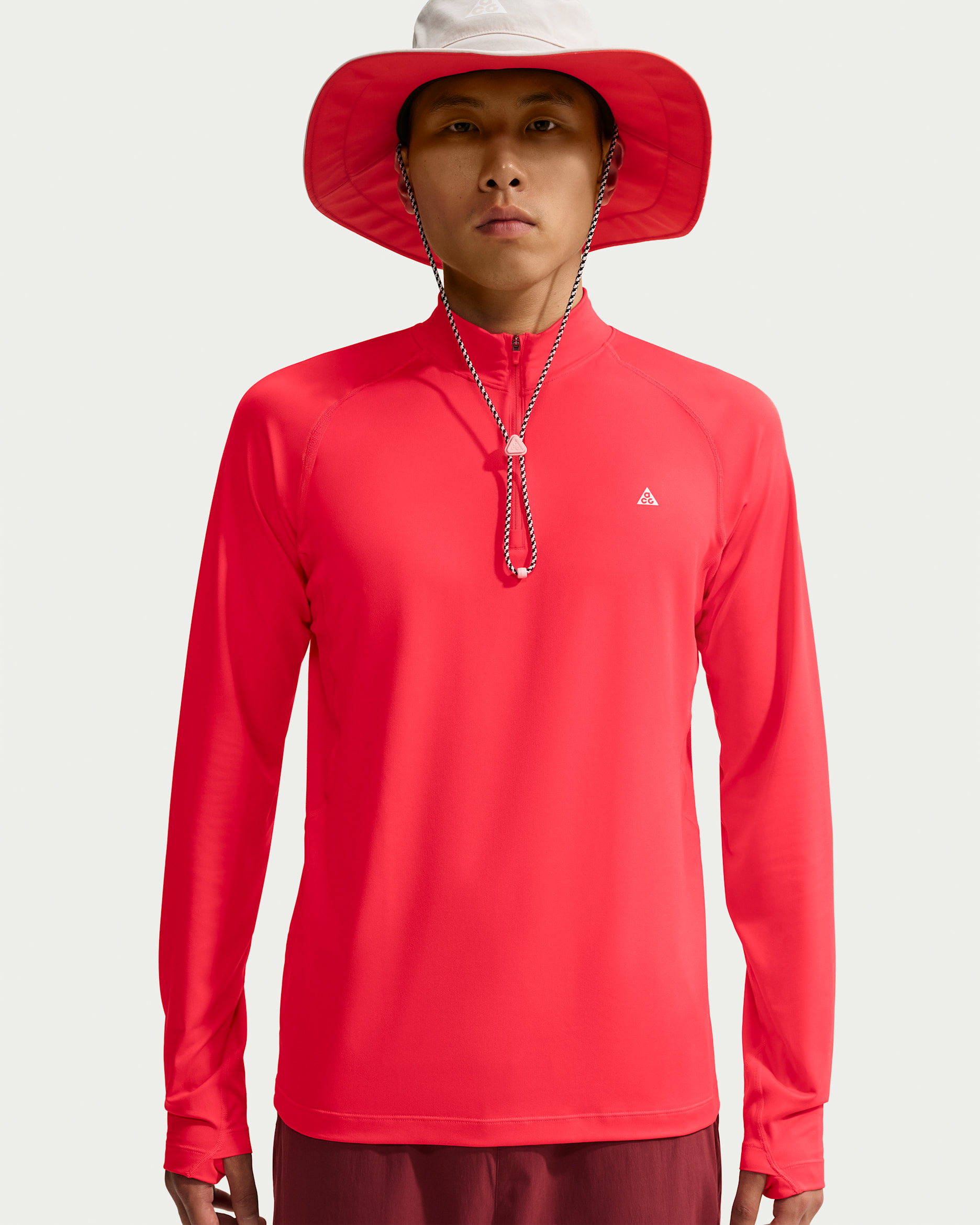 ACG ワイルドシー メンズ Dri-FIT ロングスリーブインナー ACG Wildsee Men's Dri-FIT 1/4-Zip Long-Sleeve Hiking Top. Nike ID